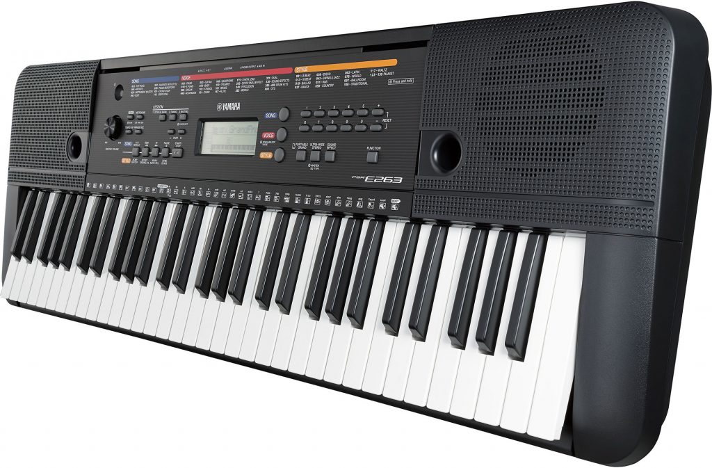 keyboard psr e263